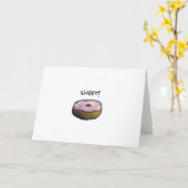 Sweet Donut Card, Geburtstag, Glückwunsch Karte (Gelbe Blume)