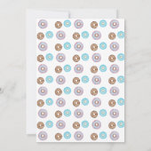 Sweet Donut Doughnut Sprinkles zum Geburtstag Einl Einladung (Rückseite)
