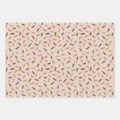 Sweet Donut mit Sprinklen, die Papiertüten aus Spi Geschenkpapier Set (Vorderseite 3)