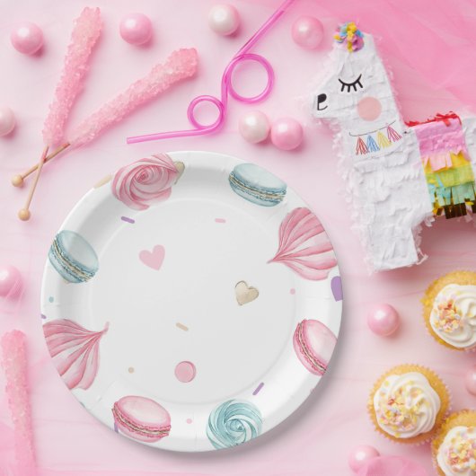 Sweet Donut Niedlich bunt Pappteller (Party)