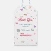 Sweet Donut Niedliche Geschenkmarke Geschenkanhänger (Rückseite)