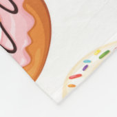 Sweet Donut Pattern Fleecedecke (Ecke)