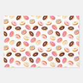 Sweet Donut Pattern Geschenkpapier Set (Vorderseite 3)
