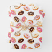 Sweet Donut Pattern Geschenkpapier Set (Beispiel)