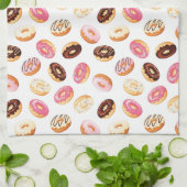 Sweet Donut Pattern Geschirrtuch (Gefaltet)