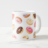 Sweet Donut Pattern Jumbo-Tasse (Vorderseite Rechts)