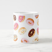Sweet Donut Pattern Jumbo-Tasse (Vorderseite)