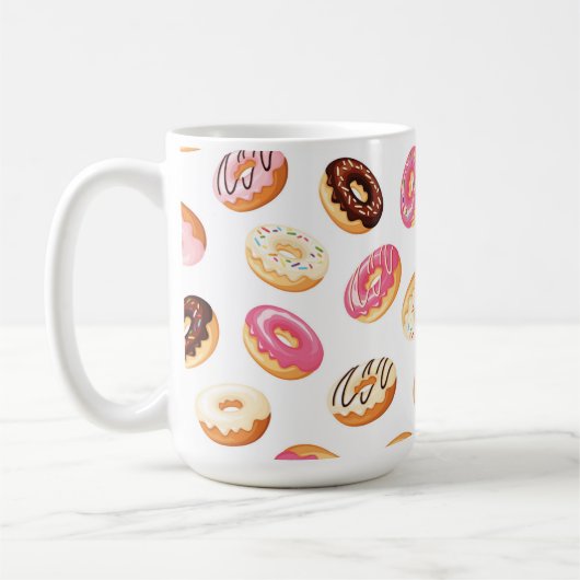 Sweet Donut Pattern Kaffeetasse (Links)