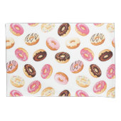 Sweet Donut Pattern Kissenbezug (Vorderseite-Links)