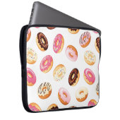 Sweet Donut Pattern Laptopschutzhülle (Vorne Rechts)