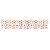Sweet Donut Pattern Mittelgroßer Tischläufer (Horizontal)