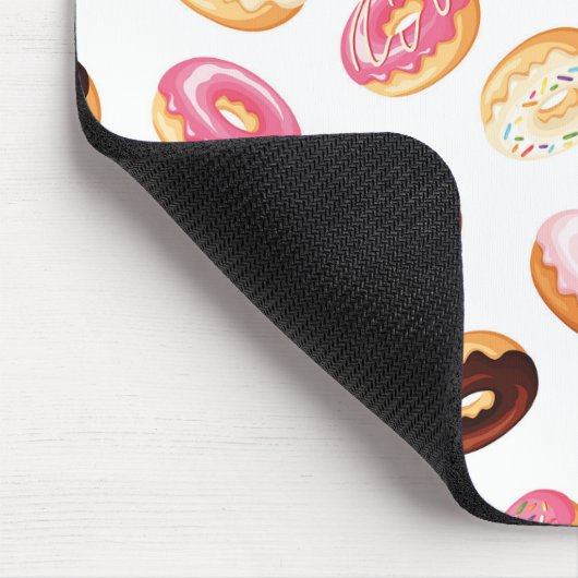 Sweet Donut Pattern Mousepad (Ecke)