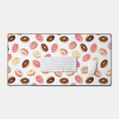 Sweet Donut Pattern Schreibtischunterlage (Tastatur & Maus)