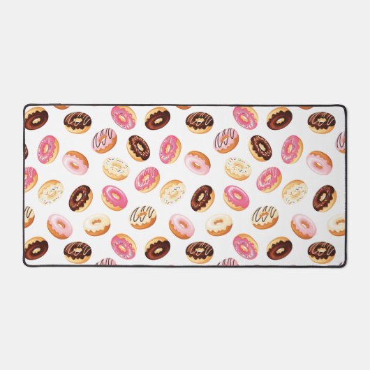 Sweet Donut Pattern Schreibtischunterlage (Vorderseite)