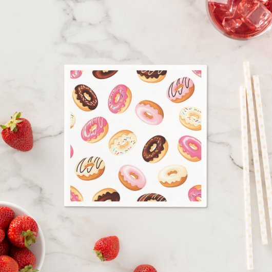 Sweet Donut Pattern Serviette (Beispiel)