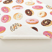 Sweet Donut Pattern Sherpadecke (3/4)