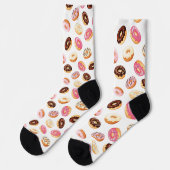 Sweet Donut Pattern Socken (Linkes Detail)