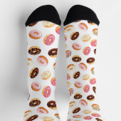 Sweet Donut Pattern Socken (Oben)