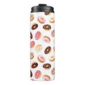Sweet Donut Pattern Thermosbecher (Vorderseite)