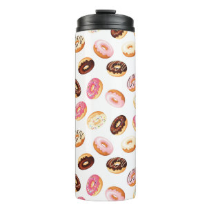 Sweet Donut Pattern Thermosbecher
