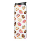Sweet Donut Pattern Thermosbecher (Nach links gedreht)