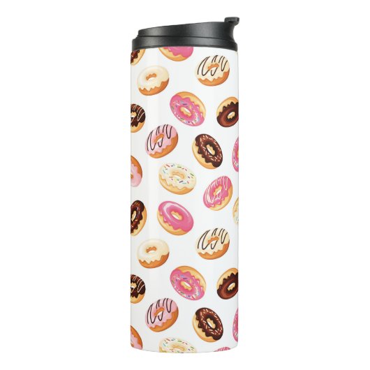 Sweet Donut Pattern Thermosbecher (Nach links gedreht)