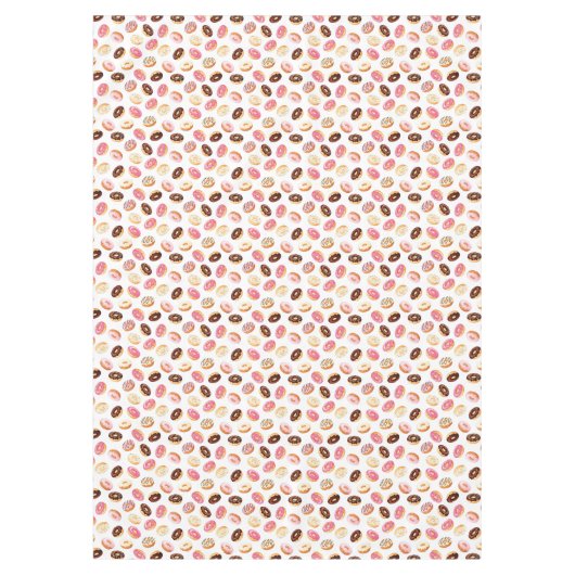 Sweet Donut Pattern Tischdecke (Vorderseite)