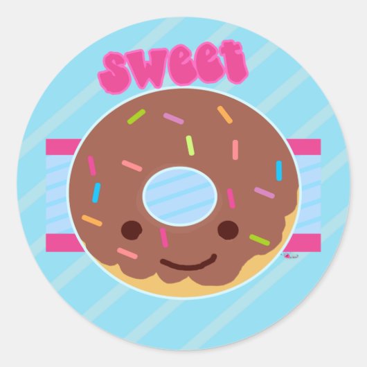 Sweet Donut Sticker (Vorderseite)