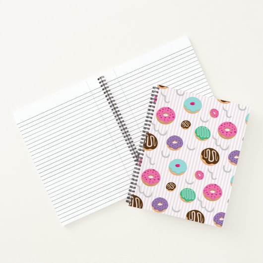 Sweet Donuts Bäckerei SpiralNotebook Notizblock (Innenseite)