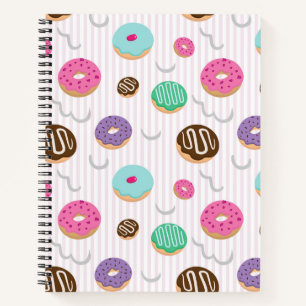 Sweet Donuts Bäckerei SpiralNotebook Notizblock