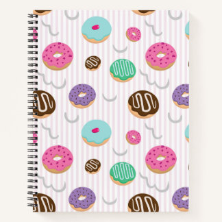 Sweet Donuts Bäckerei SpiralNotebook Notizblock