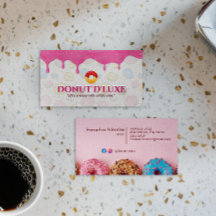 Sweet Donuts Business | Rosa Niedliche Creme