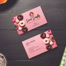 Sweet Donuts Business | Rosa Niedliche Donuts