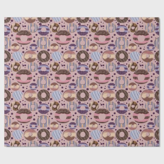 Sweet Donuts Geschenkpapier (Flach)