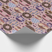 Sweet Donuts Geschenkpapier (Ecke)