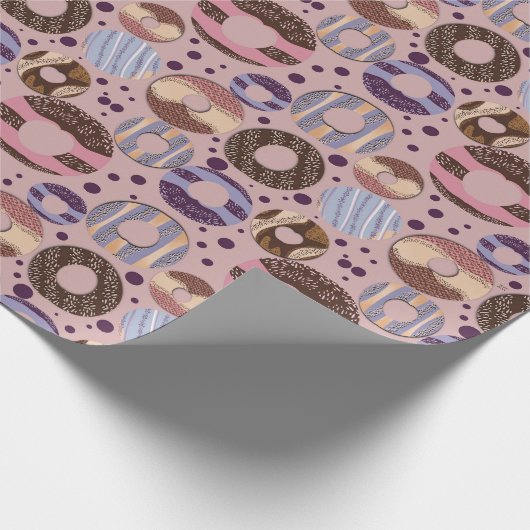 Sweet Donuts Geschenkpapier (Ecke)
