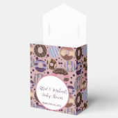 Sweet Donuts Girl Baby Dusche Geschenkschachtel (Geöffnet)