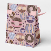Sweet Donuts Girl Baby Dusche Geschenkschachtel (Rückseite)
