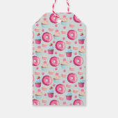 Sweet Donuts Macarons und Cupcakes Vielen Dank Geschenkanhänger (Rückseite)