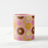 Sweet Donuts Mug  Zweifarbige Tasse (Mittel)