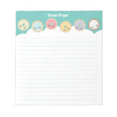 Sweet Donuts Notizblock (Vorderseite)