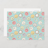 Sweet Donuts Postkarte (Vorne/Hinten)