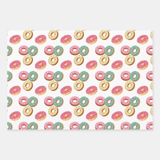 Sweet Donuts Serie Design 10 Geschenkpapier Set (Vorderseite 2)