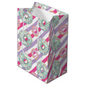 Sweet Donuts Serie Design 1 Mittlere Geschenktüte (Vorderseite Schrägansicht)