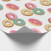 Sweet Donuts Serie Design 3 Geschenkpapier (Ecke)