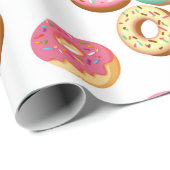 Sweet Donuts Serie Design 3 Geschenkpapier (Rolleneckpunkt)