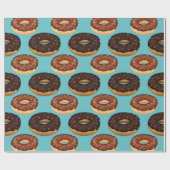 Sweet Donuts Serie Design 5 Geschenkpapier (Flach)