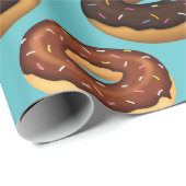 Sweet Donuts Serie Design 5 Geschenkpapier (Rolleneckpunkt)