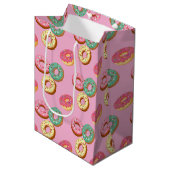 Sweet Donuts Serie Design 7 Mittlere Geschenktüte (Vorderseite Schrägansicht)