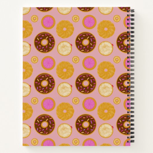 Sweet Donuts Spiral Notebook  Notizblock (Rückseite)